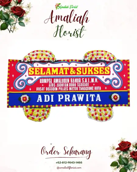 Papan Bunga Ucapan Selamat Sirnaresmi